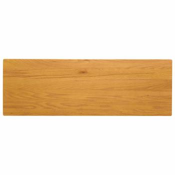 Esstischbank 95 x 32 x 45 cm Massivholz Eiche Natur