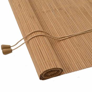 Rollo Braun 50 x 220 cm Bambus