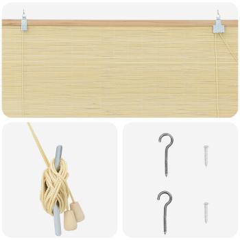 Rollo Natur 50 x 220 cm Bambus
