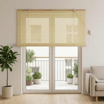 ARDEBO.de - Rollo Natur 160 x 220 cm Bambus