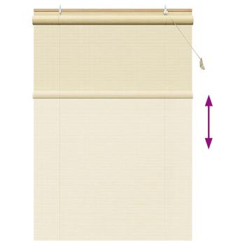 Rollo Natur 160 x 220 cm Bambus