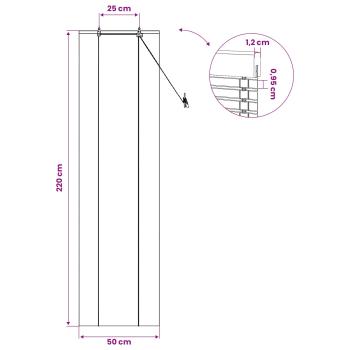 Rollo Natur 50 x 220 cm Bambus