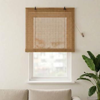 ARDEBO.de - Rollo Braun 80 x 160 cm Bambus