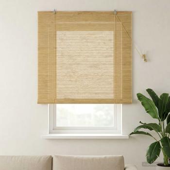 ARDEBO.de - Rollo Natur 130 x 160 cm Bambus