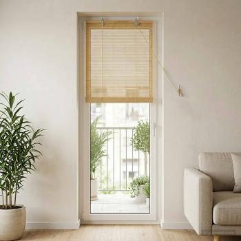 ARDEBO.de - Rollo Natur 40 x 220 cm Bambus