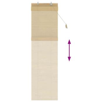 Rollo Natur 60 x 220 cm Bambus