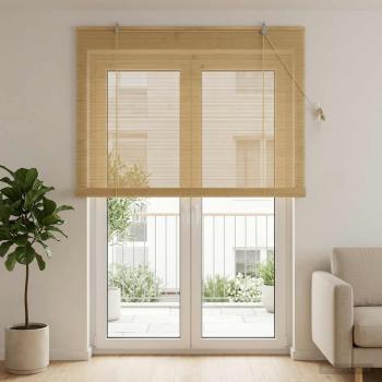 ARDEBO.de - Rollo Natur 150 x 220 cm Bambus