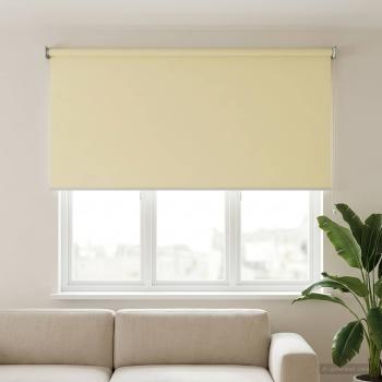 Außen-Rollos mit UV-Schutz Creme 100 x 230 cm (B x H) Polyester