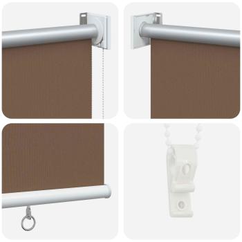 Außen-Rollos mit UV-Schutz Taupe 100 x 230 cm (B x H) Polyester
