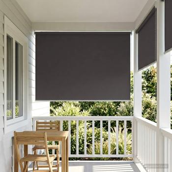 ARDEBO.de - Außen-Rollos mit UV-Schutz Anthrazit 100 x 230 cm (B x H)