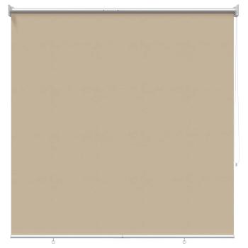 Außen-Rollos mit UV-Schutz Beige 125 x 140 cm (B x H) Polyester
