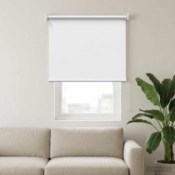 Außen-Rollos mit UV-Schutz Weiß 100 x 230 cm (B x H) Polyester