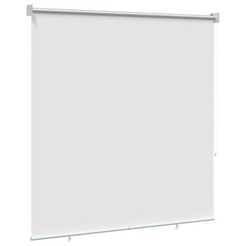 Außen-Rollos mit UV-Schutz Weiß 100 x 230 cm (B x H) Polyester