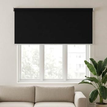 Außen-Rollos mit UV-Schutz Schwarz 125 x 140 cm (B x H)