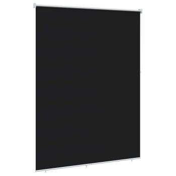 Außen-Rollos mit UV-Schutz Schwarz 185 x 140 cm (B x H)
