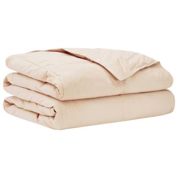 Sommerdecke Beige 220 x 240 cm 100% natürlicher Kapok