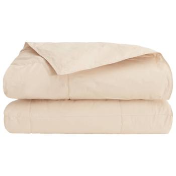 Sommerdecke Beige 220 x 240 cm 100% natürlicher Kapok