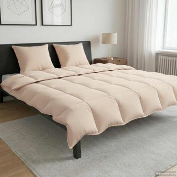 ARDEBO.de - Ganzjahresbettdecke 200 x 200 cm Für alle Jahreszeiten 250 g/m²