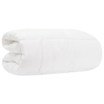 Duvet- und Kopfkissen-Set Weiß 140 x 200 cm Bambusfaser