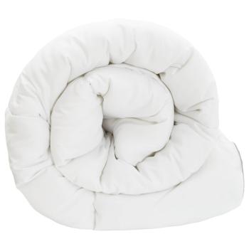 Duvet- und Kopfkissen-Set Weiß 140 x 200 cm Bambusfaser