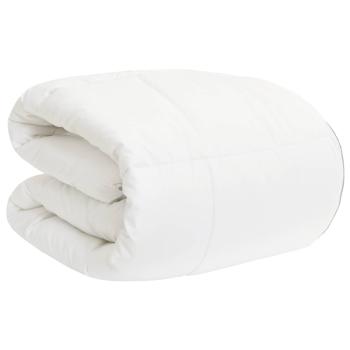 Ganzjahresbettdecke Weiß 260 x 240 cm Bambusfaser