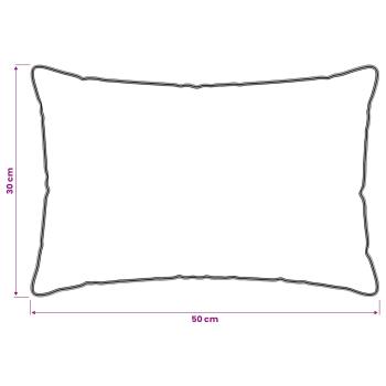 Kopfkissen 2 Stk. 30 x 50 cm Bambusfaser Weiß