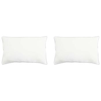 ARDEBO.de - Kopfkissen 2 stk. 50 x 75 cm Bambusfaser Weiß