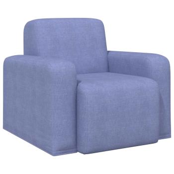Sessel Jeans blau Stoff