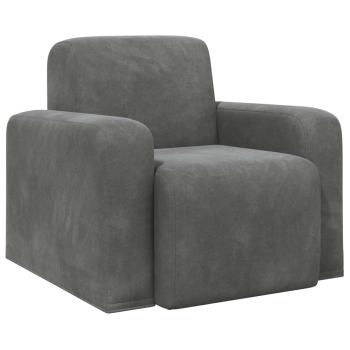 Sessel Dunkelgrau Samt