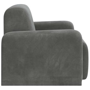 Sessel Dunkelgrau Samt