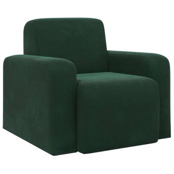 Sessel Dunkelgrün Samt