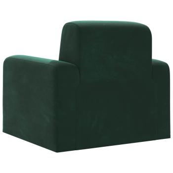 Sessel Dunkelgrün Samt