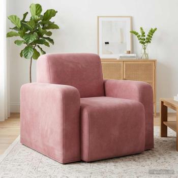 ARDEBO.de - Sessel Rosa Samt