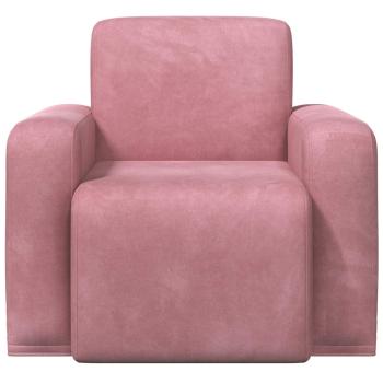 Sessel Rosa Samt
