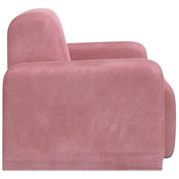Sessel Rosa Samt