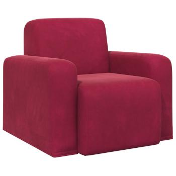 Sessel Weinrot Samt