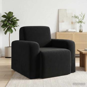 ARDEBO.de - Sessel Schwarz Samt