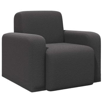 Sessel Dunkelgrau Boucl?