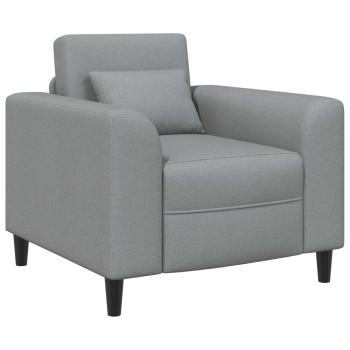 Sessel Hellgrau Stoff