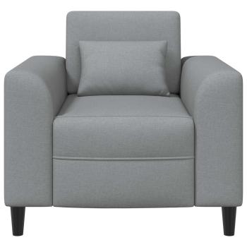 Sessel Hellgrau Stoff