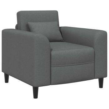 Sessel Dunkelgrau Stoff