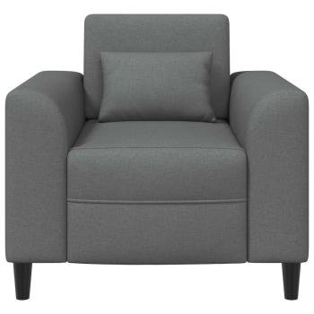 Sessel Dunkelgrau Stoff
