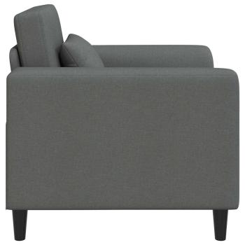 Sessel Dunkelgrau Stoff