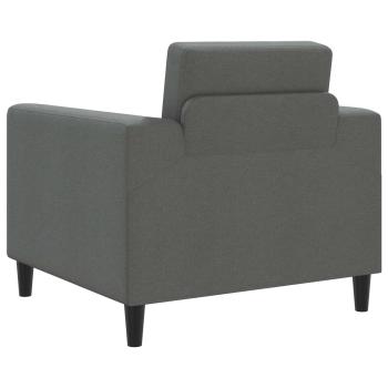 Sessel Dunkelgrau Stoff