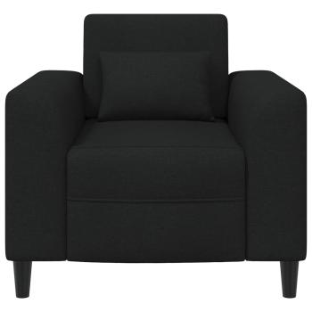Sessel Schwarz Stoff
