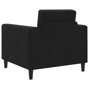 Sessel Schwarz Stoff
