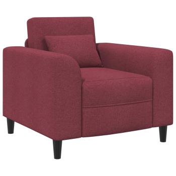 Sessel Weinrot Stoff