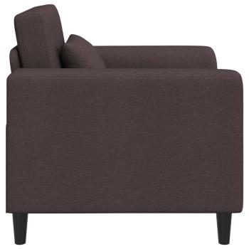 Sessel Dunkelbraun Stoff
