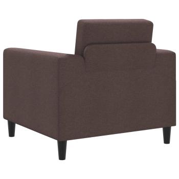 Sessel Dunkelbraun Stoff