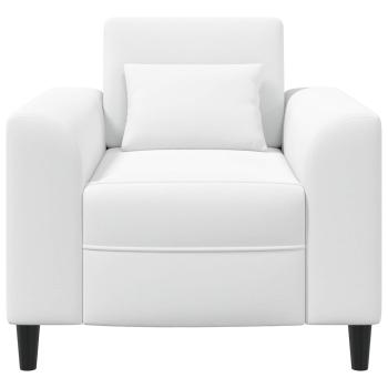 Sessel Weiß Stoff